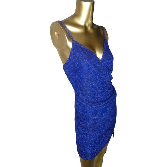 Inspired Hearts Women's‎ Blue Mini Dress 7BYAC791R Size M - Picture 2 of 8
